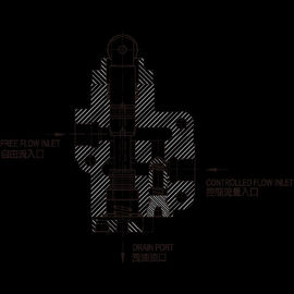 Un bon prix. Les valves de commande de puissance de ZCT.Deceleration les valves de contrôle de flux ZCT-06-C pour la soupape de commande de direction de circuit hydraulique en ligne