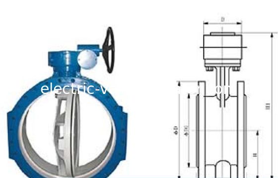 Un bon prix. FBGXD342 Bi - excentrique siège mou wormed butterfly valve 0.6MPa, 1.0MPa, 1. 6MPa en ligne
