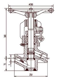 Un bon prix. Déclencheur électrique de valve d'acier au carbone, robinets d'arrêt sphériques J61Y DN40 | DN50 en ligne