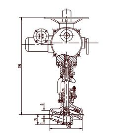 Un bon prix. Déclencheur électrique de valve d'acier allié de molybdène de chrome, soupape de détente J961Y DN40 | DN50 en ligne