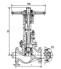 Un bon prix. Déclencheur électrique de valve d'acier allié de molybdène de chrome, valeur J41Y DN80 DN100 de contrôle en ligne