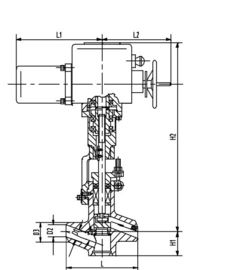 Un bon prix. Valve de centrale d'acier au carbone en ligne