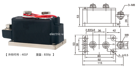 Un bon prix. Structure de sertissage complète à double sens du module de thyristor MTC600A 2000V / 1600V en ligne