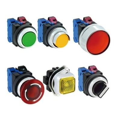 Un bon prix. Diamètre Φ30 Protection IP65 Components de commande de la série TWN avec contacts argentés 10A en ligne