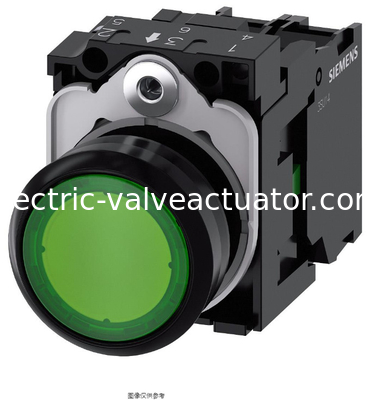 Un bon prix. Siemens 3SU Bouton rond à nez plat Vert 3SU1102-0AB40-1BA0 -25°C Température minimale de fonctionnement avec type de lumière LED en ligne