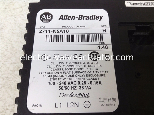 Un bon prix. Écran tactile HMI noir Terminal Allen Bradley Panelview 550 2711-K5A10 Ser H en ligne