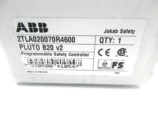 Un bon prix. ABB 2TLA020070R4600 Programmable Safety Controller StatusBus 24 V DC Failsafe 16 1.5A en ligne