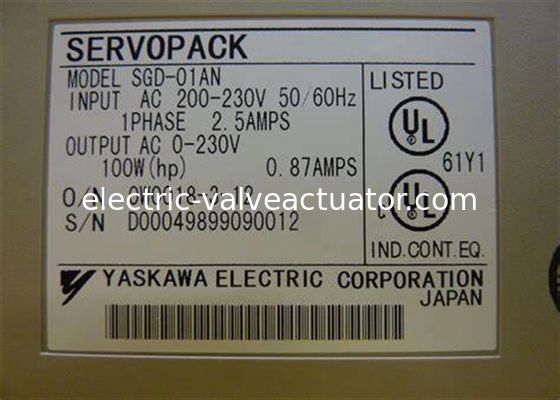 Un bon prix. Yaskawa SGD-01AN AC Servo entraîneurs Servopack 100 WATT 1PHASE sortie 0-230 VAC en ligne