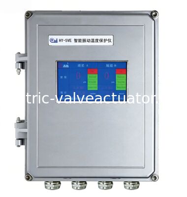 Un bon prix. Moniteur et protecteur de vibration à double canal HY-5VE avec écran tactile LCD TFT de 4,3 pouces et boîtier imperméable à l'eau IP56 pour turbines en ligne