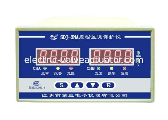 Un bon prix. SDJ-3NA Instrument de surveillance et de protection des vibrations de l'arbre Transmetteur de surveillance des vibrations à double canal de haute précision en ligne