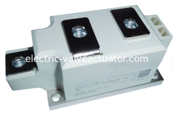 Un bon prix. Le module de thyristor H4 de SEMIKRON SKKT280/20E 2100V 280A est équipé d'un module de puissance double SCR. en ligne