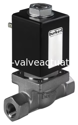 Un bon prix. Une soupape solénoïde de type Bürkert Type 0255 à action directe à deux voies en ligne