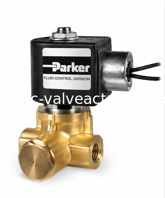 Un bon prix. Électrovanne Parker à 2 voies normalement ouverte, filetage de tuyau 1/4
