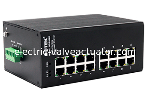 Un bon prix. Commutateur Ethernet industriel UOTEK UT-6516E 16 ports 100 M avec protection améliorée contre la foudre en ligne