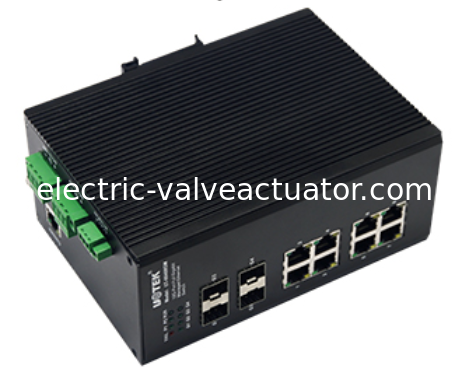 Un bon prix. UOTEK UT-66408GM 8GE + 4G commutateur Ethernet industriel géré Gigabit complet commutateur de gestion de réseau L2 en ligne