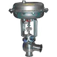 Un bon prix. Valve de centrale d'acier inoxydable, soupape de réglage sanitaire pneumatique en ligne