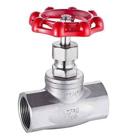 Un bon prix. Acier inoxydable fileté DN15 résistant à hautes températures 25 40 du robinet d'arrêt sphérique de porte 304 en ligne