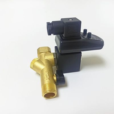 Un bon prix. Direction simple automatique en laiton RPT-40-04 de soupape de vidange de compresseur en ligne