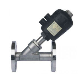 Un bon prix. PTEF scellant la bride pneumatique manuelle de la valve d'angle 16bar YJ4P1FP16-Q en ligne