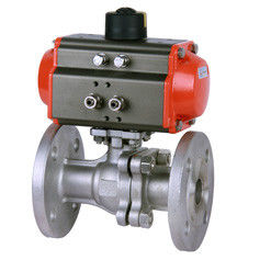 Un bon prix. Robinet à tournant sphérique pneumatique de la bride 8bar 4.0MPa RQ4P1FP16-Q avec WCB Actautor en ligne