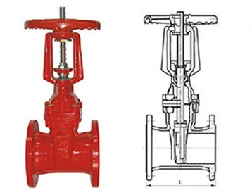 Un bon prix. Rising RRHX de fonte ductile de la tige soupape porte assis résilient pour protection contre l'incendie API 598 en ligne