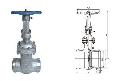 Un bon prix. L'eau de soupape à vanne d'acier de fonte de canalisation de DS/Z64H scellée par la bride et la soudure en ligne